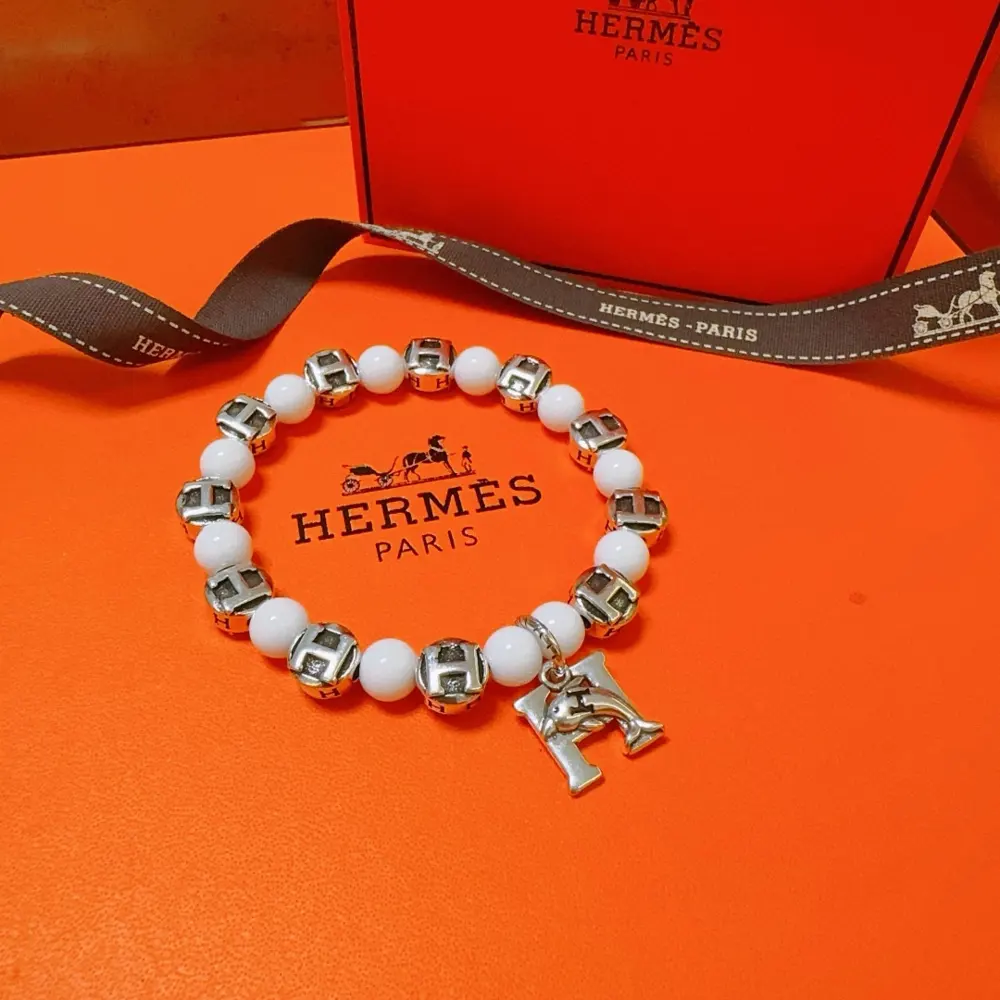 New product launch Hermas bracelet Luxury Hermes bracelet Snake skin stone bracelet for men