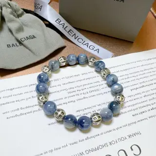 Balenciaga natural sparkling stone bracelet