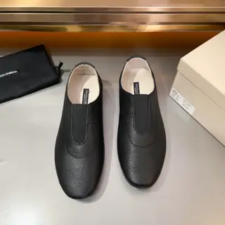 Dolce & Gabbana New Florio series soft suede moccasins