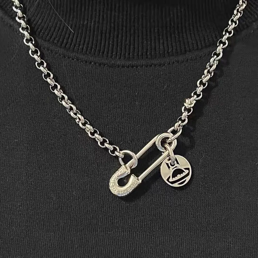 Vivienne Westwood Classic Large Saturn Necklace