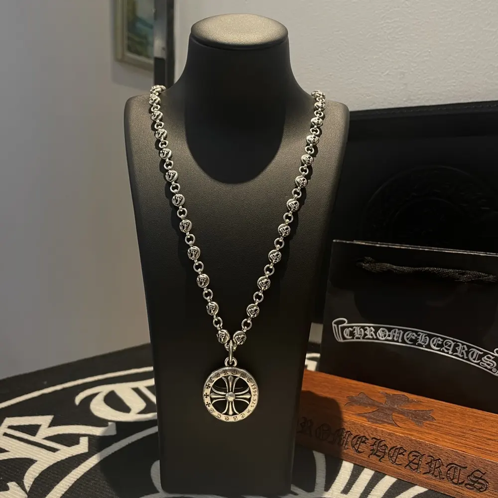 Chrome Hearts flower ball necklace