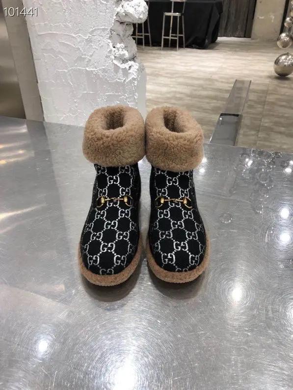 Gucci women’s autumn and winter wool boots