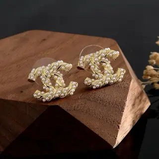 Chanel twisted earrings