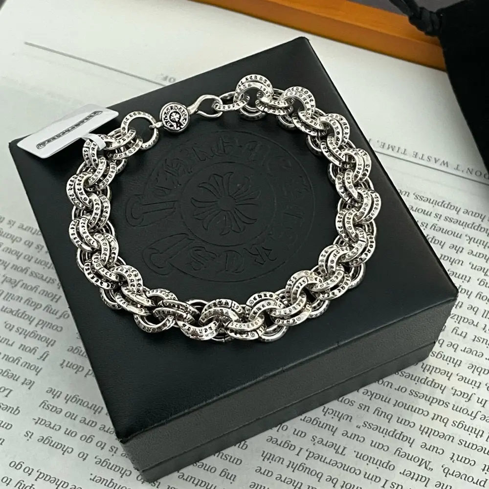 Chrome Hearts Classic Vintage Letter Ring Bracelet