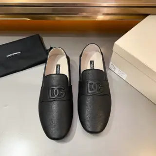Dolce & Gabbana New Florio series soft suede moccasins