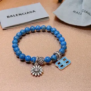 Balenciaga natural lapis lazuli bracelet