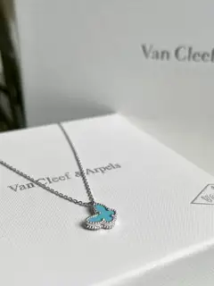 Van Cleef & Arpels turquoise butterfly necklace