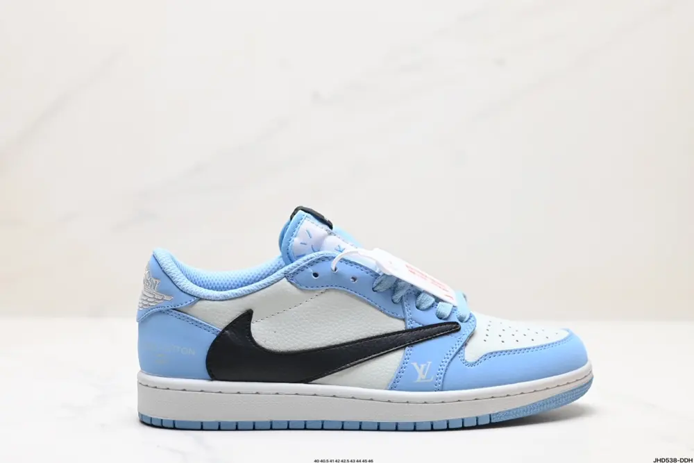 Nike AJ1 reverse hook Travis Scott x Air Jordan 1 “Reverse Mocha” AJ1 Joe 1 TS Lightning LX1988-100