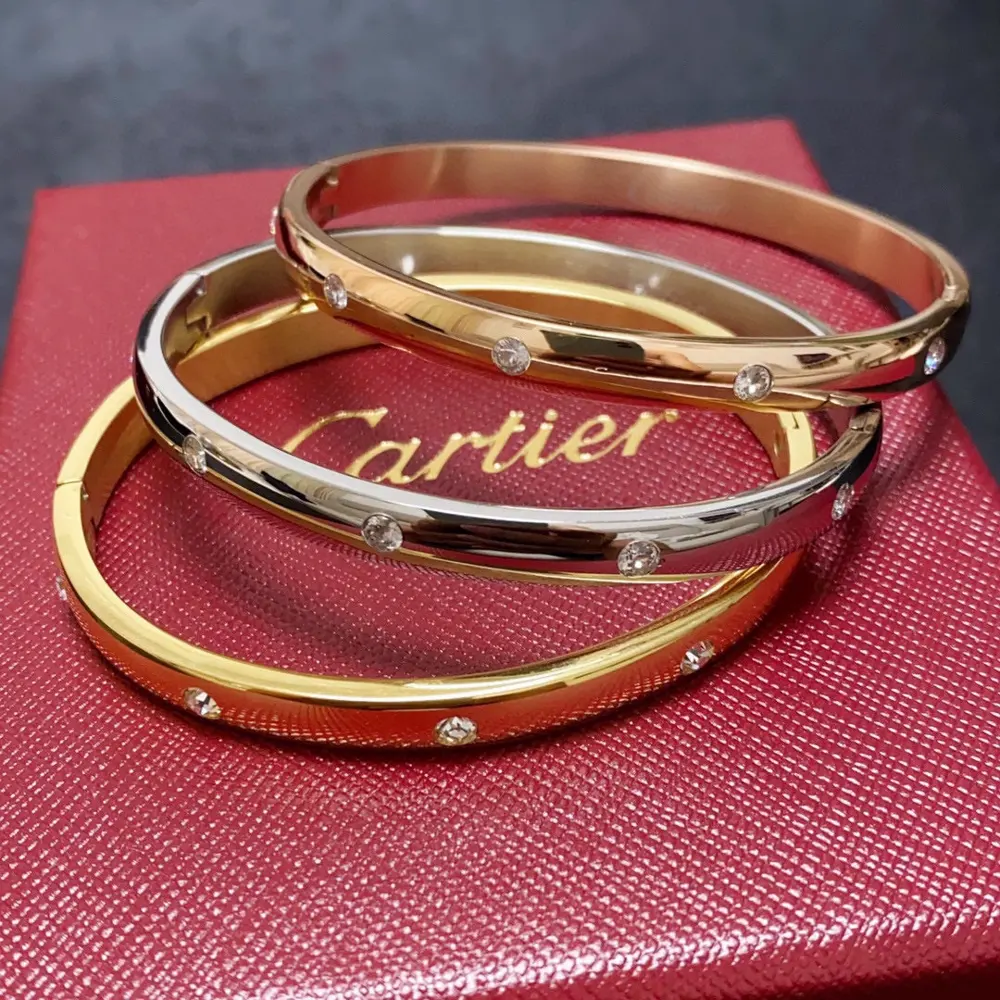 Cartier 10 diamonds popular diamond bracelet Imported diamonds