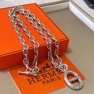 Hermès necklace New product launch HERMES must-have pig nose series jewelry High-end