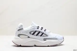 Adidas OZMILLEN Adidas retro black and silver color matching low-top cushioning sports IF6582