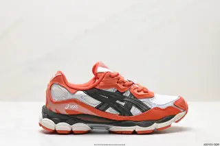 ASICS breathable mesh upper with some synthetic leather material uses the new AHAR+ rubber 1203A372-401