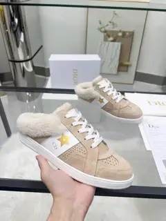 Dior Star sneakers are a fashionable item that further enriches the series. The open-heel