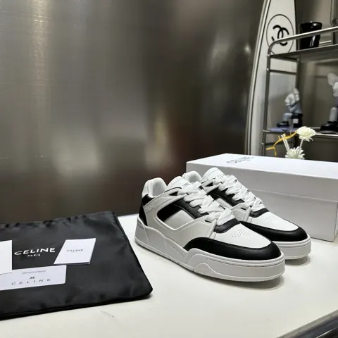 Celine new arrival CT-07 spring and summer new low-top couple sports casual white shoes