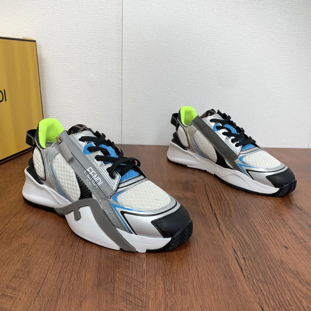 FENDI Flow sneakers 2024 autumn and winter new style Men’s low-top slip-on casual sneakers
