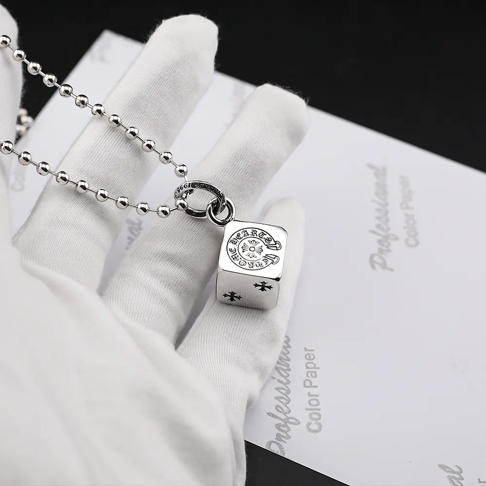 Chrome Hearts Cross Dice Necklace