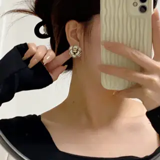 CHANEL style ear clips Earrings