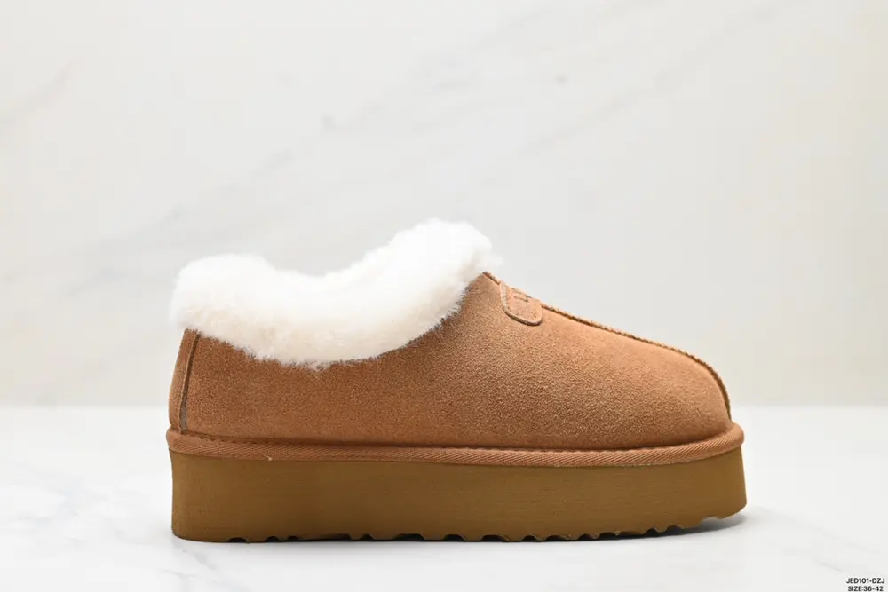 UGG suede British style thick sole heightened soft and comfortable daily commuting plus