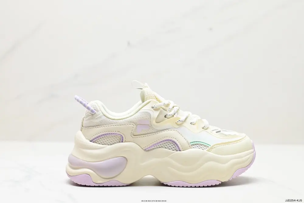 FILA T12W241302FOB dad style heightened retro neutral casual sports jogging shoes DMZ18436
