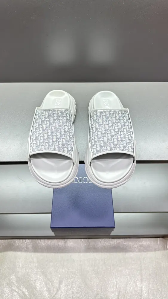 Dior H-Town series Oblique thick-soled slippers and sandals