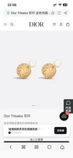 Dior new style Dior new letter earrings loved by top brands. The metal texture