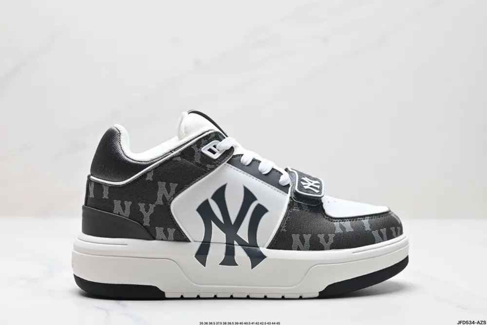 MLB Chunky Liner New York Yankees Senior Shoes Series Mid-cut Daddy Style Lightweight 3ASXCDN3N