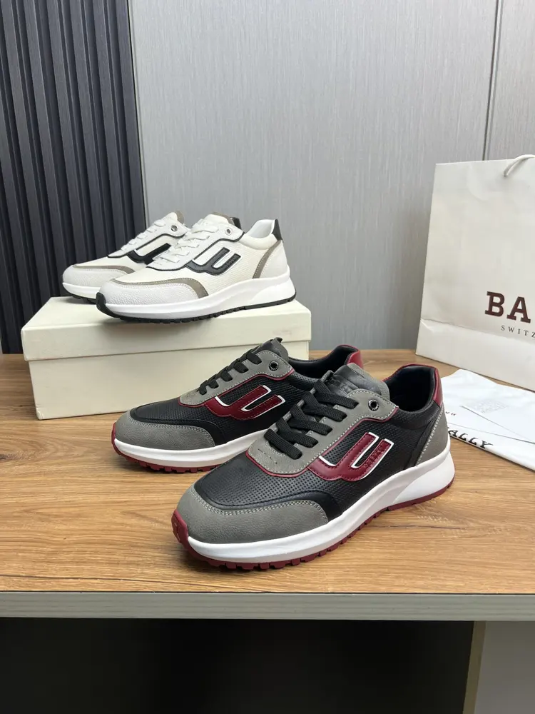 BALLY high-grade frosted leather + leather lining