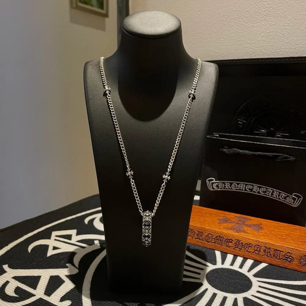 Chrome Hearts classic vintage cross necklace