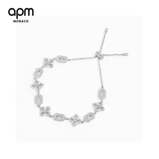 Apm monaco new cross pattern full diamond bracelet