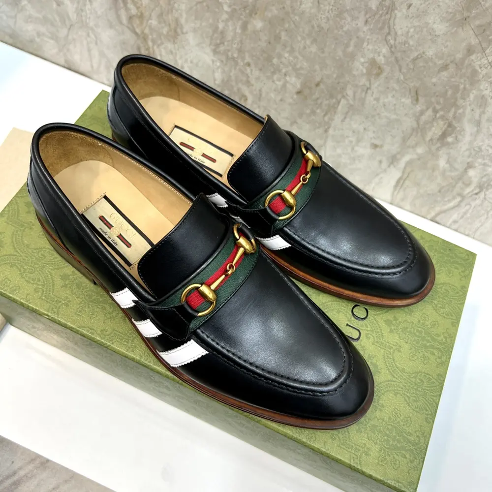 Gucci x Adidas men’s fashion casual leather shoes