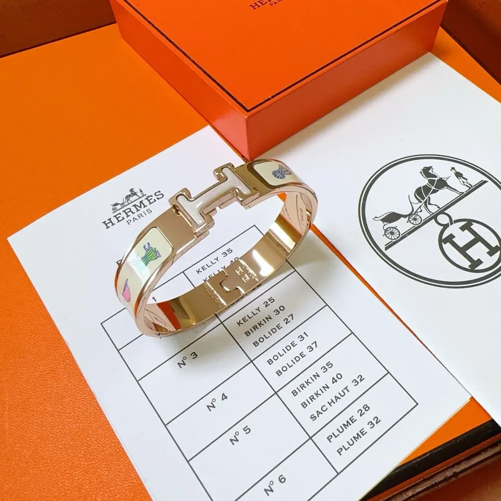 Hermes bracelet Original custom bracelet enamel craftsmanship is really a test of the