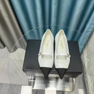 Chanel Pointed Mary Jane Shoes