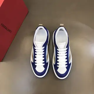 Salvatore Ferragamo patchwork casual sneakers