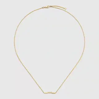 Gucci Link to Love series popular necklace white gold yellow gold rose gold will not fade