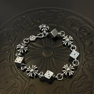 Chrome Hearts Cross Dice Bracelet