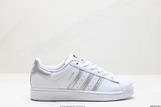 Adidas Originals Superstar “Sail/Green/Lace” shell toe series low-top classic versatile FX7565