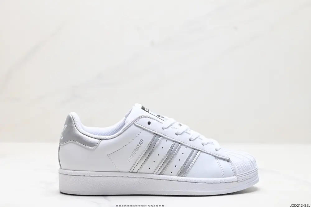 Adidas Originals Superstar “Sail/Green/Lace” shell toe series low-top classic versatile FX7565