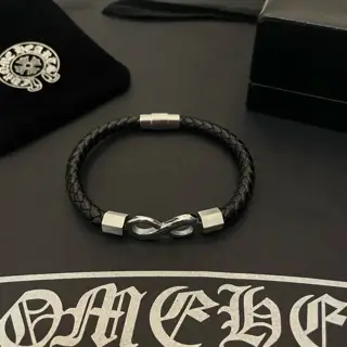 Chrome Hearts Great Wall leather bracelet