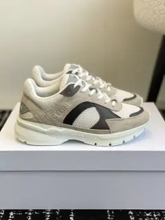 Celine RUNNER CR-03 sneakers with CELINE logo on tongue and back. CR-03 printed on the side