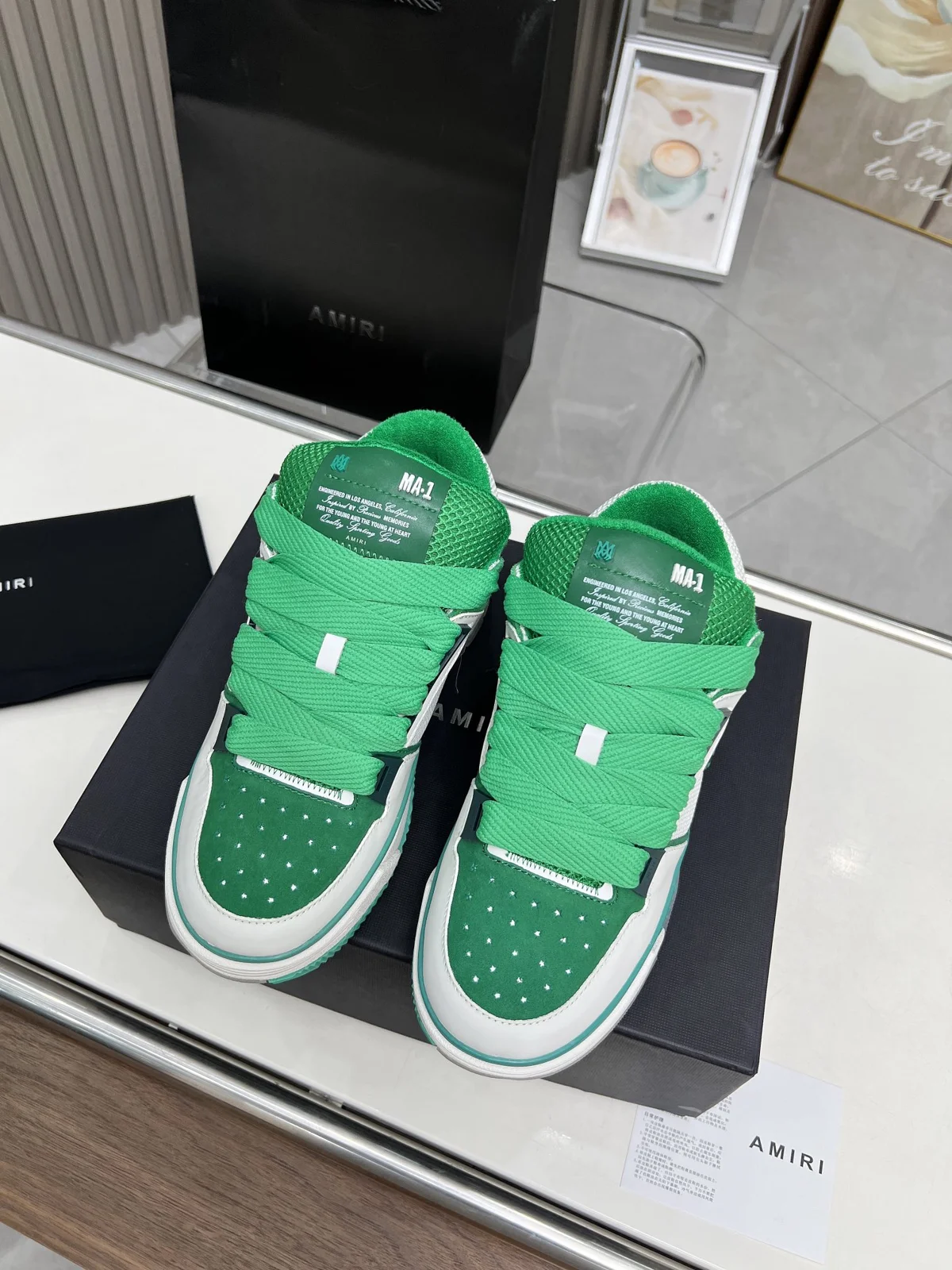 AMIRI new MA-1 loafers for couples