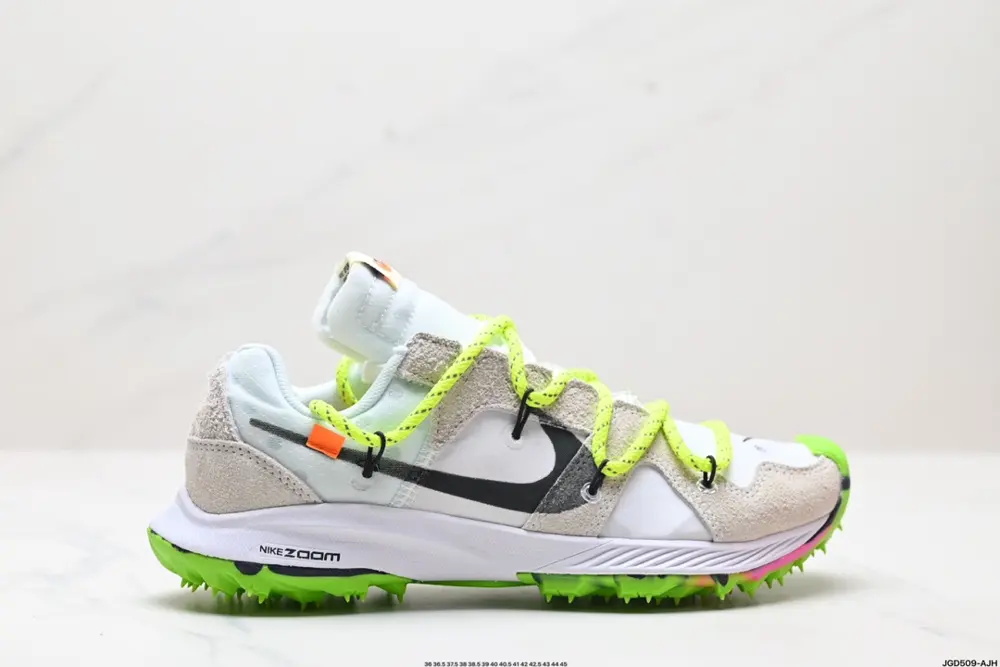 OFF-WHITE × Nike Air Zoom Terra Kiger 5 Nike Spikes Trendy Cushioning Professional Low-top CD8179-300