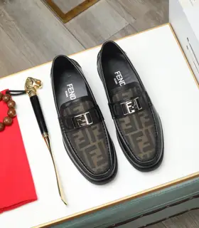 Fendi leather shoes