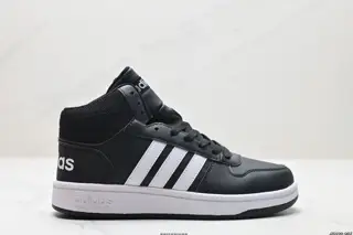 Adidas Adidas neo Hoops 2.0 Mid synthetic leather non-slip wear-resistant Adidas mid-top FY8618