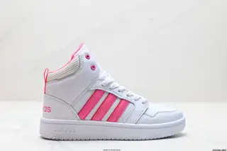 Adidas Adidas neo Hoops 2.0 Mid synthetic leather non-slip wear-resistant Adidas mid-top AH2168