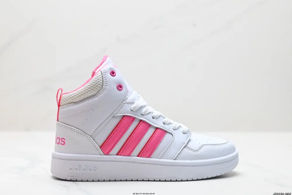 Adidas Adidas neo Hoops 2.0 Mid synthetic leather non-slip wear-resistant Adidas mid-top AH2168