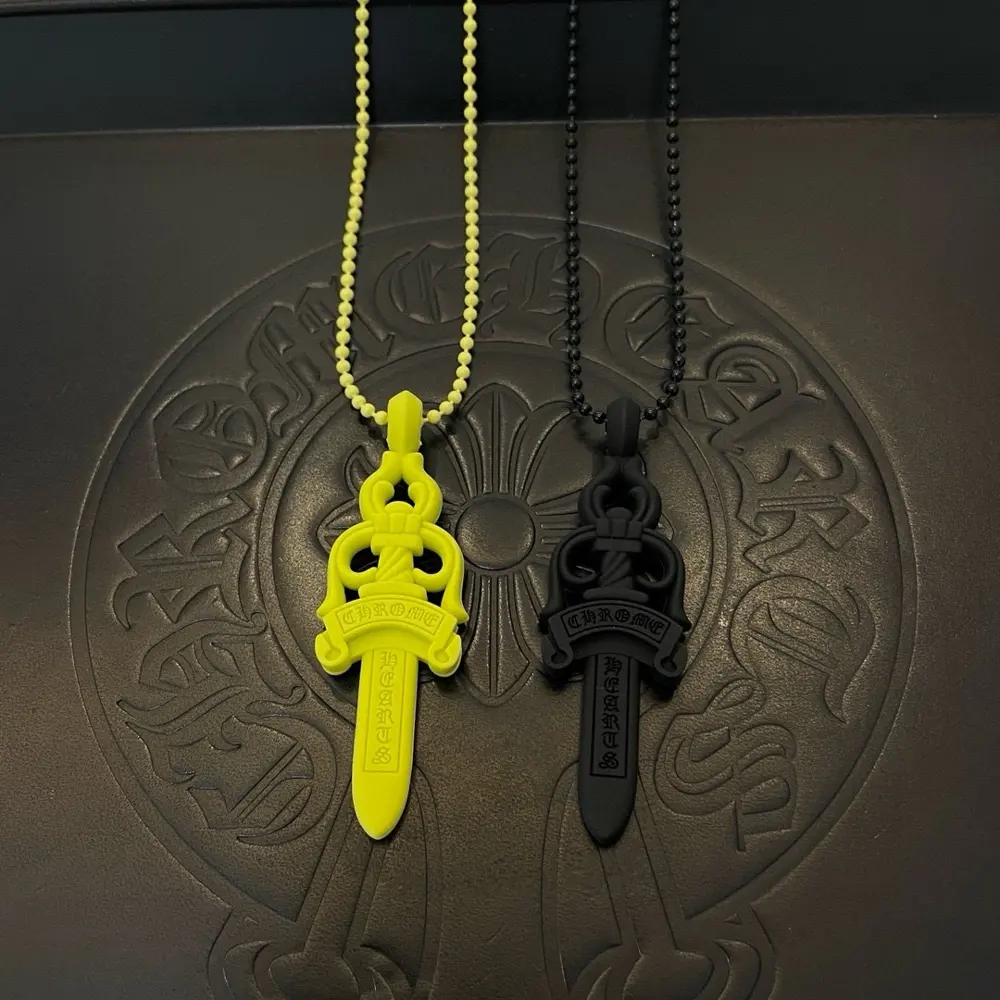 Chrome Hearts sword resin necklace