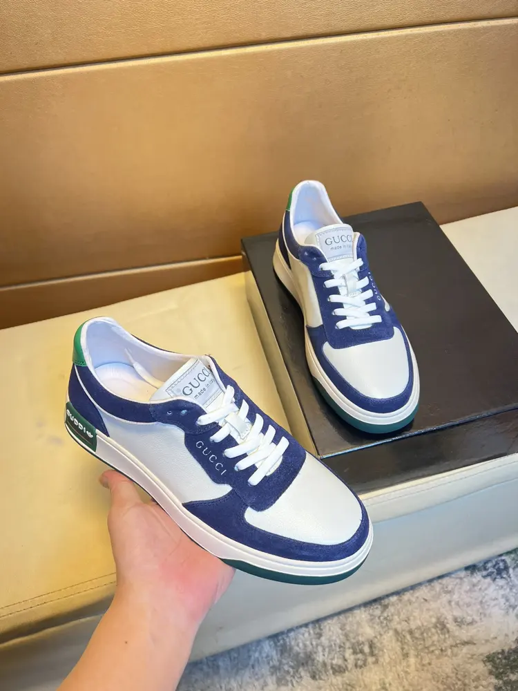 Gucci sneakers. Counter purchase Casual Original leather imported from Italy