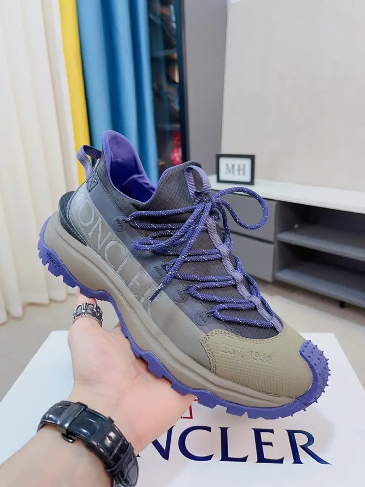 Moncler sports shoes Material: custom calfskin mesh breathable lining leather insole