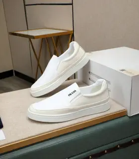 Prada casual shoes upper imported high-quality calfskin