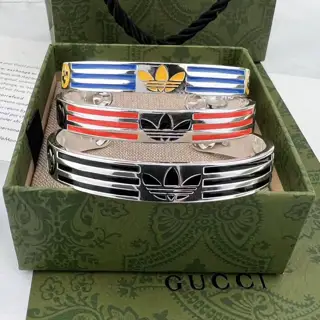 Gucci co-branded Adidas trefoil bracelet